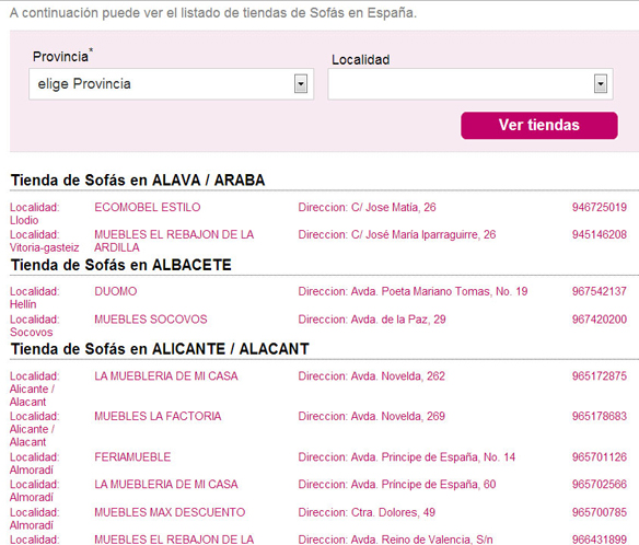 Descubre tu tienda Delsofa.es más cercana buscador-tiendas