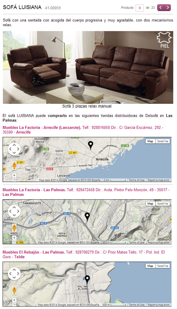 Saber más del sofá Luisiana en la web Delsofa.es sofa-luisiana